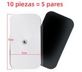 Electrode Pads Non-woven Fabric Self Adhesive Electrode Patches Reusable for TENS Unit EMS Muscle Stimulator Replacement Sticker