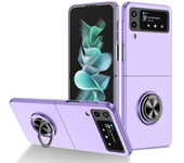 For Galaxy Z Flip 3 4 5 Case Shockproof Armor Magnet Ring Kickstand Bracket Back Cover Case For Samsung Galaxy Flip 1 2 5G Cases