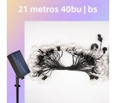 Solar Led G40 Globe Garland Street Fairy String Light Wedding Bulb Outdoor Lamp For Party Holiday Garden Lights