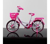 Mini 1:10 Alloy Bicycle Model Alloy Finger Mountain Bike Magic Racing Simulation Adult Collection Bend Road Toys Gift for Kids