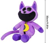 Smiling Critters Plush, 12in CatNap Plush Funny Smiling Critters Plushies, Lindos animales de Plush almohada muñeca juguetes para fans Niños (CatNap DogDay)