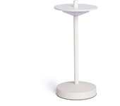 Ledkia Lámpara de Mesa LED Portátil para Exterior Metal con Batería Recargable Estepona Negro