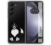 Funda Silicona Antigolpes para Samsung Galaxy Z Fold 5 5G diseño Perros 01 Dibujos