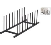 Escurreplatos Metálico Compacto Resistente para Utensilios de Cocina