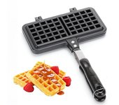 Kitchen Non-Stick Waffles Maker Machine Baking Mold Pan Bubble Egg Cake Oven Breakfast Waffle Machine Cake Maker Gas Stove Use
