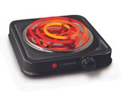 Esperanza Ekh012k Cocina Eléctrica Negra 1 Zona de Cocción 1000 W Control Giratorio