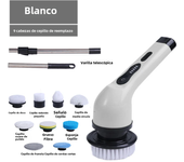 Cepillo de Limpieza Eléctrico Inalámbrico Multifuncional 9-en-1 Rotativo de Mano con USB