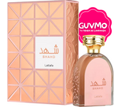 Perfume Shahd de Lattafa Eau de Parfum 100 ml – Fragancia Floral Dulce para Mujer con Almendra, Jazmín y Vainilla
