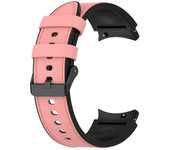 Silicone+Leather Strap for Samsung Galaxy Watch 7 6 5 Pro 40mm 44mm Band Watch6 4 Classic 47/43/46mm Replacement Correa Bracelet