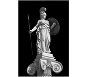 Nordic Simple Wall Art Black Ancient Greek Gods Sculpture David Statue Canvas Print Poster for Home Living Room Bedroom Decorati