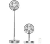 CECOTEC 08225 Ventilador Portátil Plegable con Batería 7200mAh y Control Remoto
