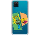 Funda original compatible con Samsung Galaxy A12 5G - T&J Psicodelic Face