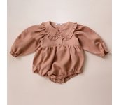 Baby Girl Clothes For 0-2Y Spring Soft Cotton Newborn Baby Girl Long Sleeves Romper Fashion Infant Clothing