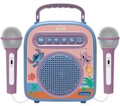 Disney Stitch Altavoz Karaoke Bluetooth con 2 Micrófonos Karaokes Lexibook
