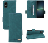 Para Sony Xperia ACE 1 5 10 III IV V 2023 Carcasa De Clip De Billetera Con Solapa De Huella Dactilar