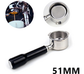 51MM Coffee Bottomless Portafilter for Delonghi EC680/EC685 Filter Replacement Filter Basket Coffee Accessories