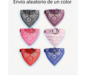1 collar para perro, pañuelo para perro multicolor y de varios tamaños, toalla triangular para perro