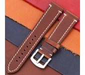 Vintage Genuine Leather Watchband 7 Colors Strap 18mm 20mm 22mm 24mm Women Men Cowhide Smart Watch Band Belt Accessories