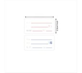 2 rolls 5*2.5cm Stickers Use by  Dissolvable Labels for Food Containers Prep roll of 500 (blue+red)- Food Storage Removable Use