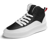 Brand Mens High-top Sneakers Trend Non-slip Skateboard Shoes Casual Sport Tennis Shoes Outdoor Teenager Confortable Gym Shoes