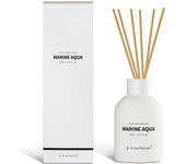 Difusor de Varillas para el hogar, Juego de difusor de Varillas de Aceite perfumado para aromaterapia, difusor de Fragancia, 100 ml (Aguamarina Marina)