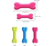 2Uds,juguetes para perros no pueden morder, palitos de goma para limpiar y moler los dientes, juguetes para perros, auto-hola, juguetes para moler los dientes de las mascotas que alivian el aburrimiento y son resistentes a roer