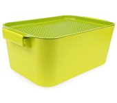 Building Block Storage Box Children's Toy Box Building Block Box-Green