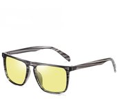 Nuevas gafas de sol polarizadas Gafas de PC, gafas de sol que cambian de color de uñas de arroz de moda y coloridas