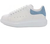 Pequeños zapatos blancos zapatos de muffin de suela gruesa de piel de vaca zapatos de tablero casuales para hombres versátiles