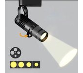 Industrial LED Logo Projector 5W 7W 10W 12W 15W 20W 30W Black White Advertising Logo Light with Manual Zoom and Focus