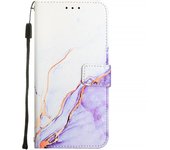 For Xiaomi redmi Turbo poco 3 F6 5X A1 6x A2 5G de teléfono móvil de cuero de mármol chino antideslizante y protección contr