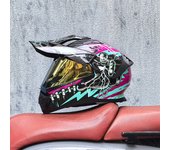 Cascos de moto mujer hombre aire libre trail rally seguro Equipo Protector