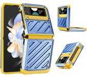 Armor Rugged For Samsung Galaxy Z Flip 3 Case Foldable Bright Soft Hinge Protection Cover