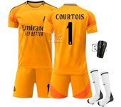 Adult 2425 Real Madrid Home Football Uniform Suit Correct Version No. 9 Mbappe Jersey With Socks 5 Bellingham Factory