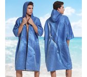 Poncho de Surf de Secado rápido, Toalla Cambiante, Bata con Capucha para Adultos, niños o Familia, Microfibra, natación, Playa, Surf, Buceo, baño en casa