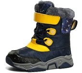 Botas De Nieve Para Niñas, Impermeables Y Zapatos Térmicos De Algodón Para Niñas De Terciopelo