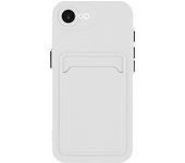 Card Slot Bag Holder Case For iPhone 16 15 14 13 12 11 Pro 10 X XR XS Max Wallet Shockproof Soft Silicone Back Cover