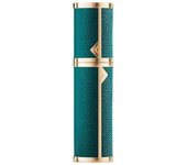 Luxury Bottom-filled Perfume Bottle Aluminum Fragrance 5ml Real Leather Spray Bottle Perfume Atomizer Fine Mist
