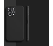 For Xiaomi Redmi 12 Case Xiaomi Redmi 12 Cover Housing Shockproof Liquid Silicone Soft TPU Phone Black Cover Xiaomi Redmi 12