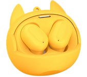 The new design can change the face of the robot in-ear wireless headphones small Shiba Inu cartoon design three expressions
