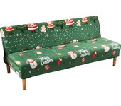 Cubierta de sofá sin reposabrazos, cubierta de cama de sofá, cubierta protectora de sofá futun, decoración navideña