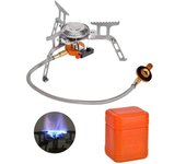 Camping gas stove, outdoor burner, high-power heater, kitchen, barbecue, travel supplies, picnic equipment