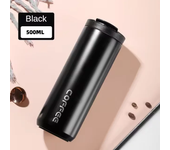 Termo de Café de Acero Inoxidable Portátil de 500ML Taza Térmica a Prueba de Fugas para Viajes