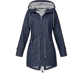 waterproof trench coat Long sleeved coat