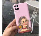 For OPPO A54 2021 Case CPH2239 OPPOA54 Cover Stylish Painted Phone Back Funda For OPPO A54 5G CPH2195 A 54 Shockproof Soft Coque