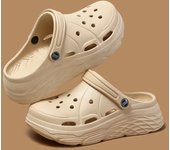 Clogs De Verano Para Mujer Con Plataforma Gruesa Y Respirables Sandalias De Jardín Con Agujeros Antideslizantes Y Ligeros Para Playa