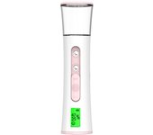 Mini Humidificador Facial de Doble Cabezal Nano Estompante Facial para Piel Seca