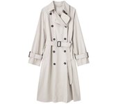 Spring and Autumn trench women's fashion long loose windbreaker