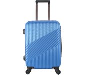 Maleta Avión Equipaje de Mano Viaje Cabina Trolley ABS Rígida 4 Ruedas Maleta de cabina rigida con asa telescopica 55x35x20CM