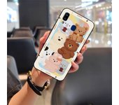 Back Cover Shockproof Phone Case For Samsung Galaxy A30/A20/M10s Anti-dust Dirt-resistant Cell Phone Sleeve Silicone TPU